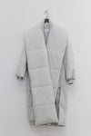 HED MAYNER two -piece lapel coat AW22_O30_Gry/NYLON silver gray PHM6